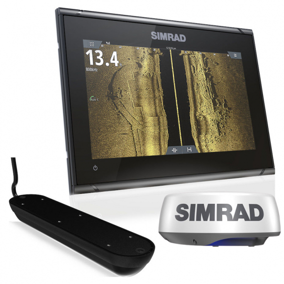 Simrad GO9 XSE med Active Imaging 3-i-1-givare & HALO20+-radar i gruppen Båtelektronikk / Ekkolodd Og Kartplottere / Kartplotter Med Ekkolodd hos Sportfiskeprylar.se (000-15618-001)