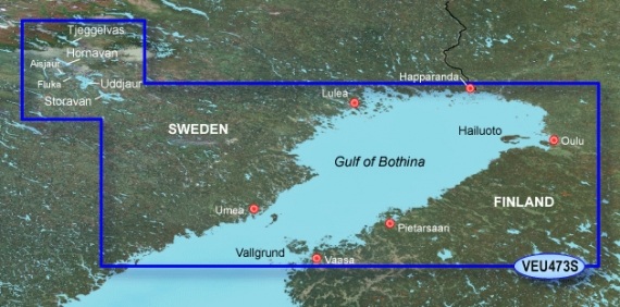 Garmin Bluechart G3 Vision 473S Övik-Haparanda i gruppen Båtelektronikk / Kart hos Sportfiskeprylar.se (010-C0817-00)