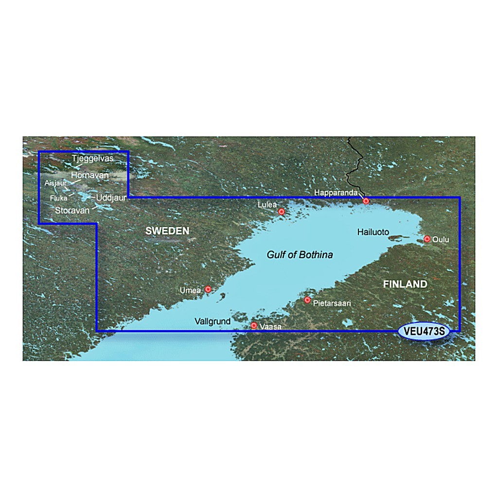 Garmin Bluechart G3 Vision 473S Övik-Haparanda i gruppen Båtelektronikk / Kart hos Sportfiskeprylar.se (010-C0817-00)