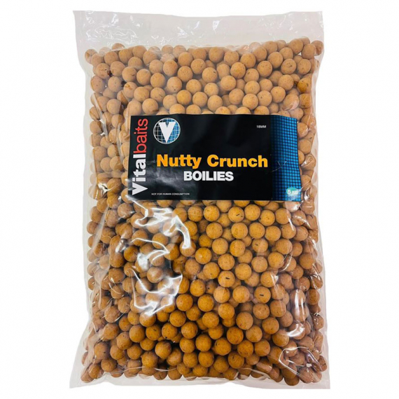 Vital Baits Boilies Nutty Crunch 5kg i gruppen Fiskemetoder / Specimenfiske / Boilies Og Grunnfõr / Boilies hos Sportfiskeprylar.se (02-0051r)