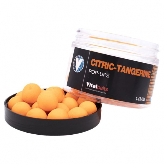 Vital Baits Pop-ups Citric-Tangerine 50g i gruppen Sluker / Boilies Og Grunnfõr / Popups & Wafters hos Sportfiskeprylar.se (04-0028r)