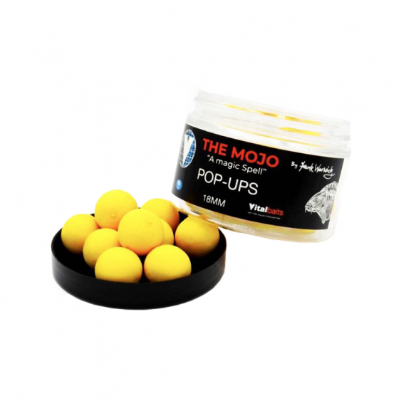 Vital Baits Pop-ups The Mojo Yellow 50g i gruppen Sluker / Boilies Og Grunnfõr / Popups & Wafters hos Sportfiskeprylar.se (04-0042r)