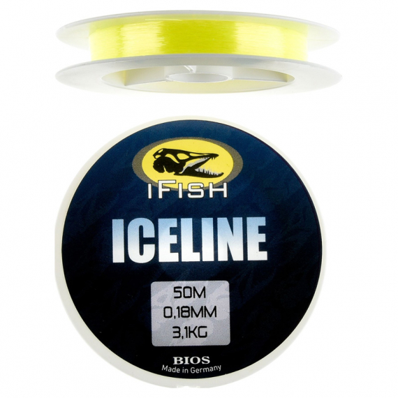 IFISH Ice Fishing Line Yellow 50m - 0.20mm i gruppen Snører / Isfiske Snører hos Sportfiskeprylar.se (052048500-20)