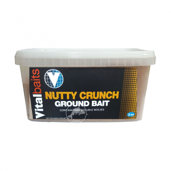 Vital Baits Groundbait Nutty Crunch Bucket 3kg i gruppen Sluker / Boilies Og Grunnfõr / Grunnför / Grunnför hos Sportfiskeprylar.se (08-0009)