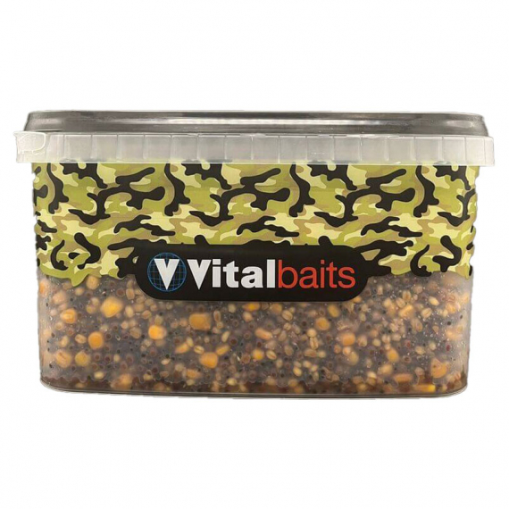 Vital Baits Prepared Particles Mix Bucket 3kg i gruppen Fiskemetoder / Specimenfiske / Boilies Og Grunnfõr / Partikler hos Sportfiskeprylar.se (08-0016)
