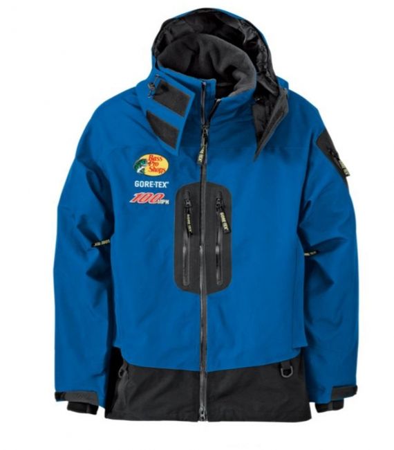 Bass Pro 100MPH GORE-TEX Rain Parka Nautical Blue i gruppen Klær Og Fottøy / Klær / Jakker hos Sportfiskeprylar.se (100mphparka-nautblue)