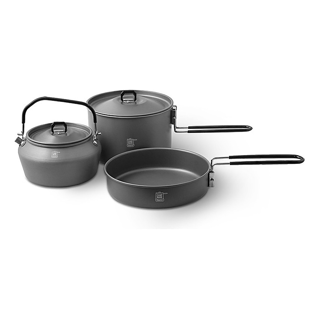Delphin Camping Cookware Set 3-in-1 i gruppen Outdoor / Feltkjøkken Og Redskaper / Kopper Og Mugger hos Sportfiskeprylar.se (101000469)