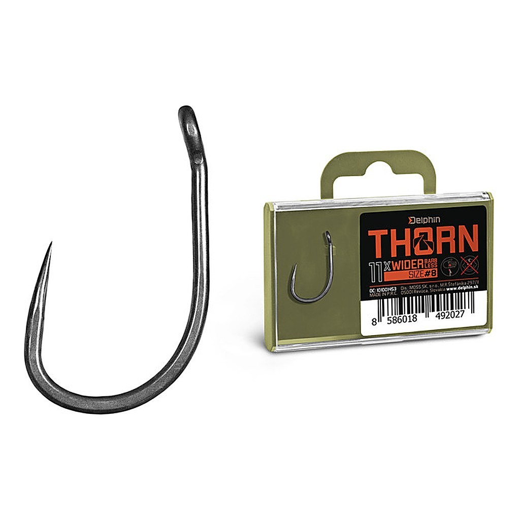 Delphin Thorn Wider Barbless 11x i gruppen Kroker Og Terminal Takkel / Kroker / Specimen Kroker hos Sportfiskeprylar.se (101001451r)