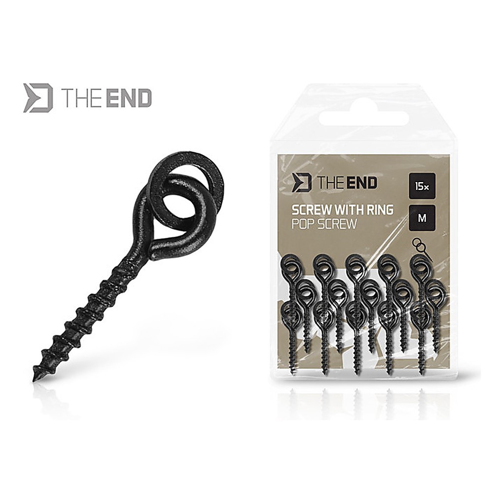 Delphin Pop Screw with Ring 15-pack i gruppen Kroker Og Terminal Takkel / Rigg Tilbehør / Annet Rig Tilbehør hos Sportfiskeprylar.se (101005865r)