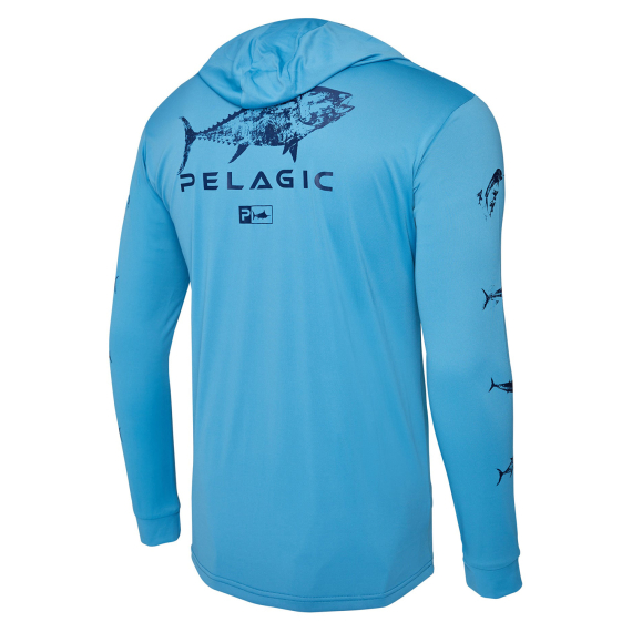 Pelagic AquaTek Hooded - Gyotaku OCE i gruppen Klær Og Fottøy / Klær / Gensere / Hettegensere hos Sportfiskeprylar.se (1015231005-OCE-Sr)