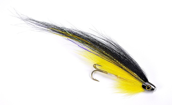 ScullRay - Black & Yellow i gruppen Sluker / Fluer / Laksefluer hos Sportfiskeprylar.se (101883GLr)