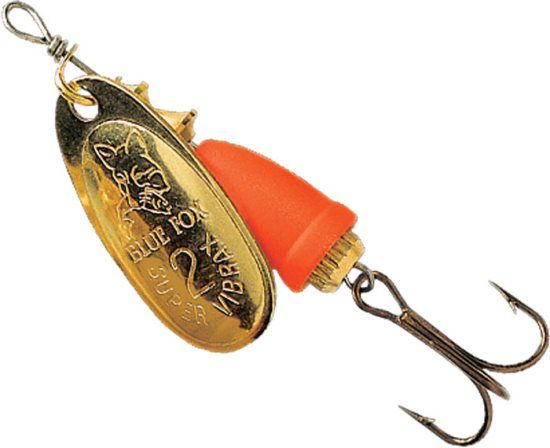 Blue Fox Vibrax Fluorescent BFF Nr 5 GFR i gruppen Sluker / Inline Spinner hos Sportfiskeprylar.se (102215NO)