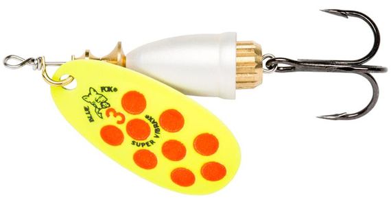 Blue Fox Vibrax UV Nr 3 YOPU i gruppen Sluker / Inline Spinner hos Sportfiskeprylar.se (102755NO)