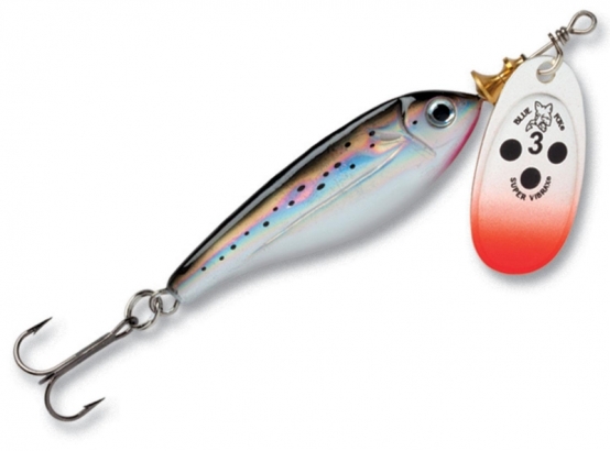 Blue Fox Vibrax Minnow Super BFMSV Nr 2, S i gruppen Sluker / Inline Spinner hos Sportfiskeprylar.se (102779NO)