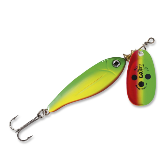 Blue Fox Vibrax Minnow Super BFMSV Nr 3 GYR i gruppen Sluker / Inline Spinner hos Sportfiskeprylar.se (102788NO)