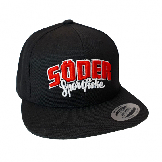 Söder Sportfiske Snapback Black - Original Logo i gruppen Klær Og Fottøy / Caps Og Annet Hodeplagg / Caps / Caps hos Sportfiskeprylar.se (103545674878-OL)