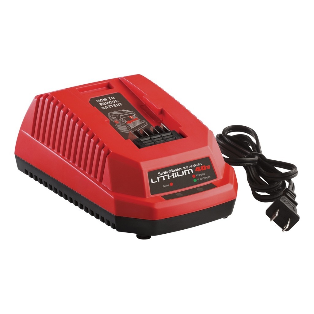 Strikemaster 40V Charger i gruppen Utstyr Og Tilbehør / Isborr Tilbehør / Ismeisel hos Sportfiskeprylar.se (105328NO)