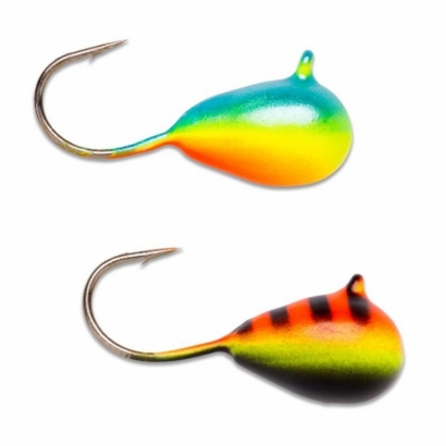 Volfram Mormyska 2-pack Stl 7 Colour 028 & 065 i gruppen Sluker / Isfiskekroker / Mormyshka hos Sportfiskeprylar.se (105778NO)