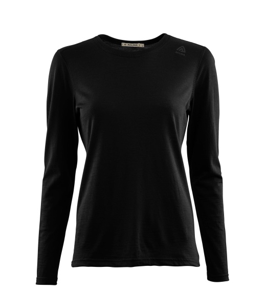 Aclima LightWool Undershirt Long Sleeve Jet Black i gruppen Klær Og Fottøy / Klær / Mellomlag Og Undertøy / Superundertøy Genser/T-Skjorte hos Sportfiskeprylar.se (106740r)