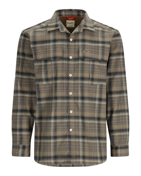 Simms Coldweather Shirt Hickory Asym Ombre Plaid i gruppen Klær Og Fottøy / Klær / Skjorter hos Sportfiskeprylar.se (10777-1133-20r)