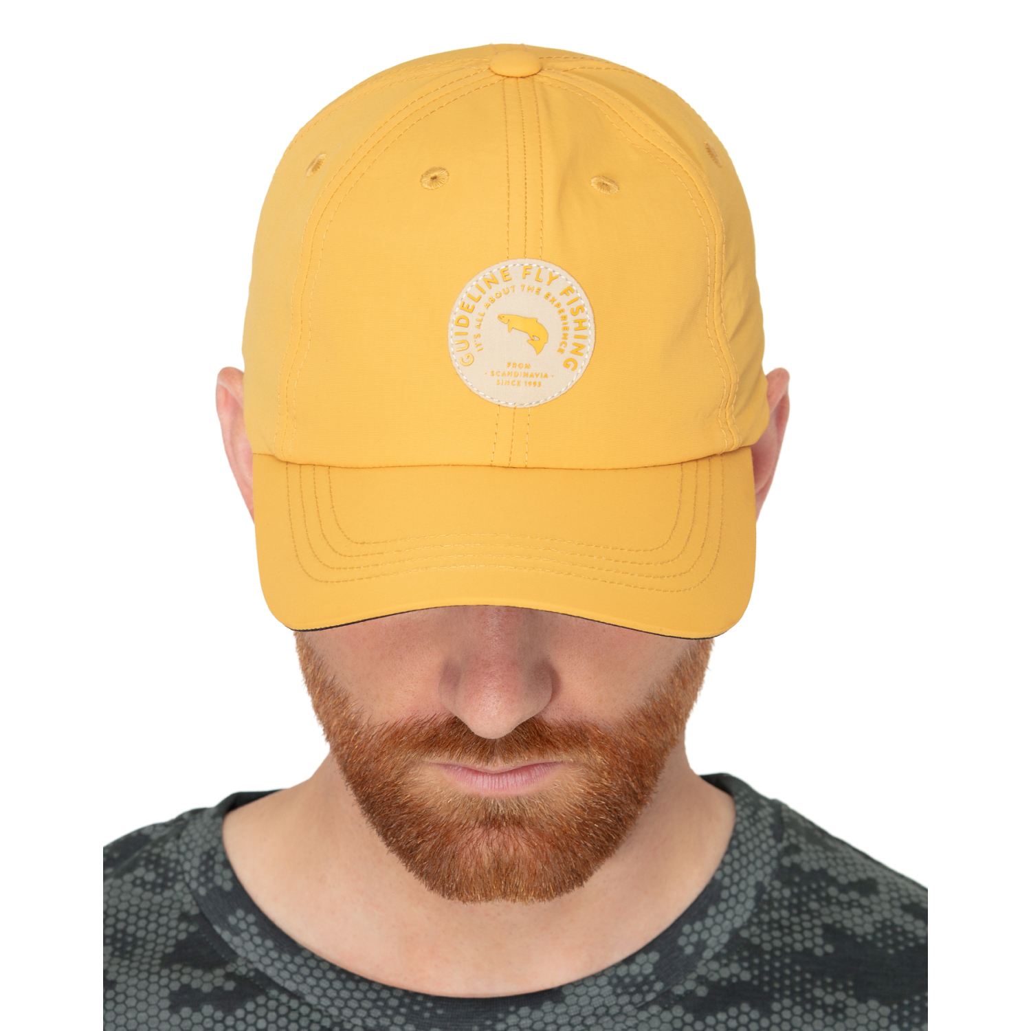 Guideline Badge Cap - Old Gold i gruppen Klær Og Fottøy / Caps Og Annet Hodeplagg / Luer Og Annet Hodeplagg hos Sportfiskeprylar.se (108135GL)