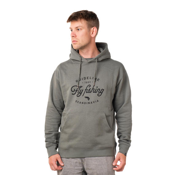 Guideline Scandi Hoodie Trumble Grey i gruppen Klær Og Fottøy / Klær / Gensere / Hettegensere hos Sportfiskeprylar.se (108498GLr)