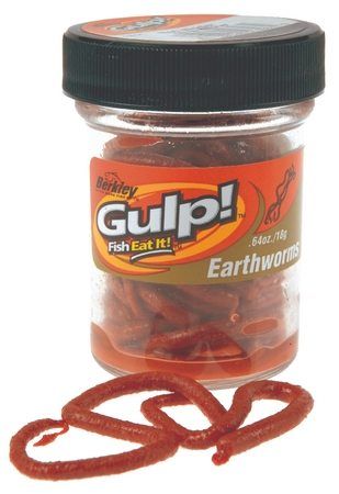 GULP Earthworms - Röd i gruppen Sluker / Boilies Og Grunnfõr / Lukttilsettning Og Ørret Deig hos Sportfiskeprylar.se (1092973)