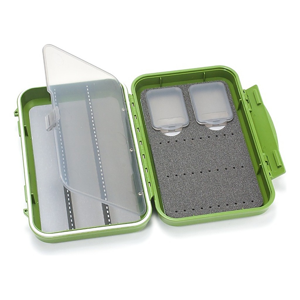 C&F Design Medium 2-Row WP Tube Fly Case w 3 Comp (CF-2403V) Olive i gruppen Oppbevaring / Utstyrsskrin / Flueboks hos Sportfiskeprylar.se (1100182)