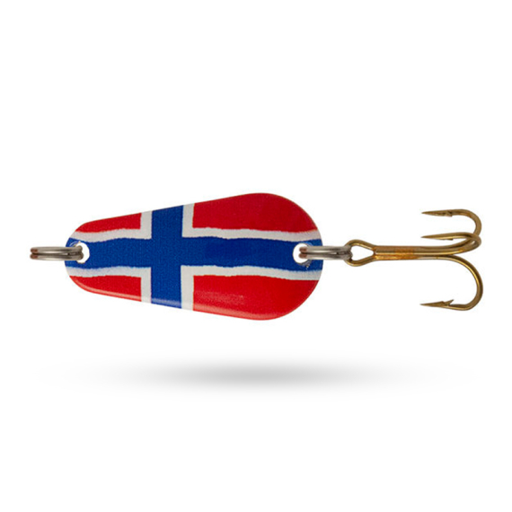 Sølvkroken Classic Norges Flagga i gruppen Sluker / Skjesluker hos Sportfiskeprylar.se (110097SKr)