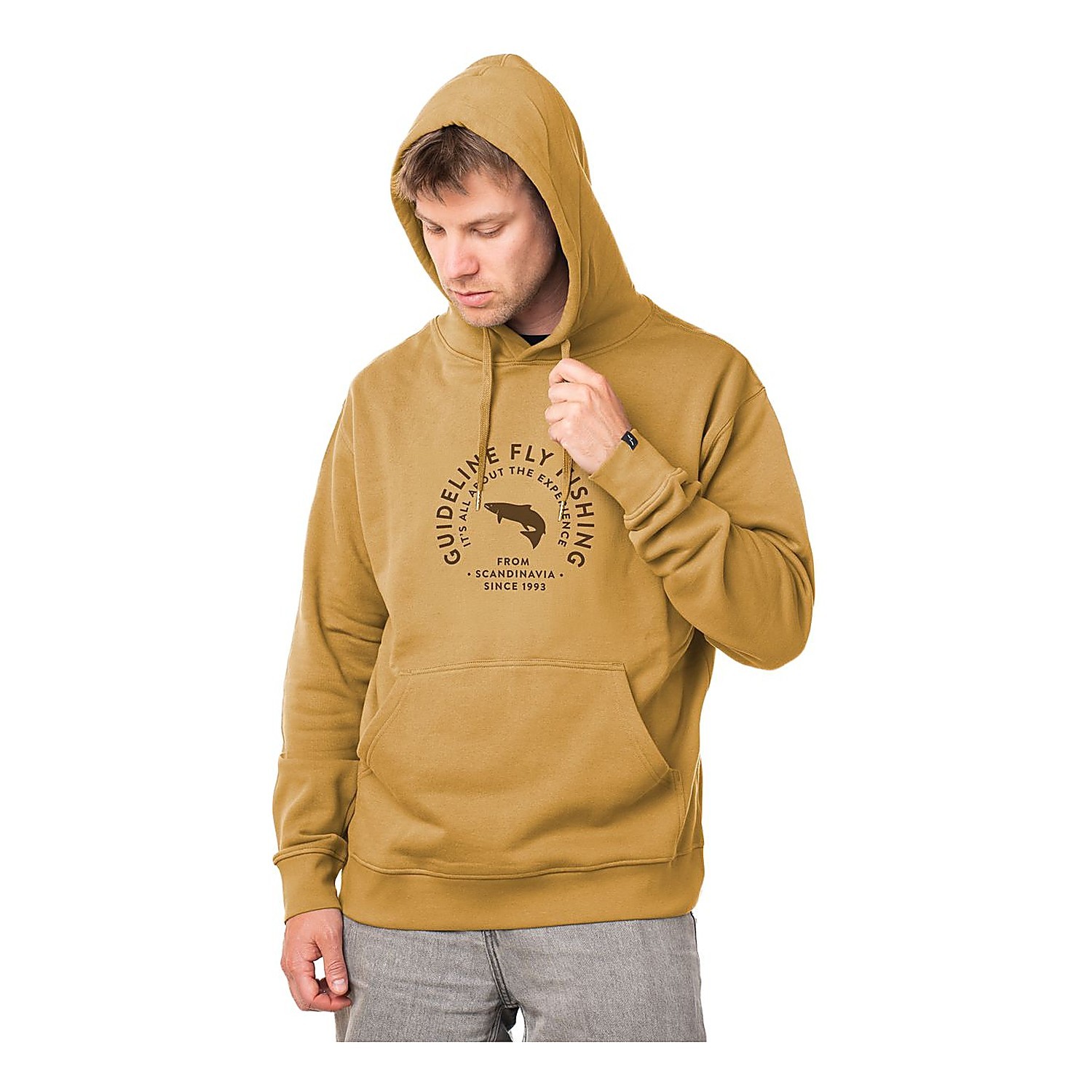 Guideline Scandi Hoodie Grain i gruppen Klær Og Fottøy / Klær / Gensere / Hettegensere hos Sportfiskeprylar.se (111074GLr)