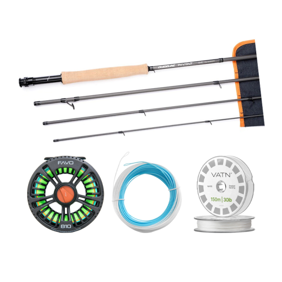 Guideline Rivolt Coastal+ Flugset - 9\' #7 i gruppen Kombinasjoner / Fluefiske Kombinasjoner / Enhånds fluefiskesett hos Sportfiskeprylar.se (111164GL2026COASTAL)