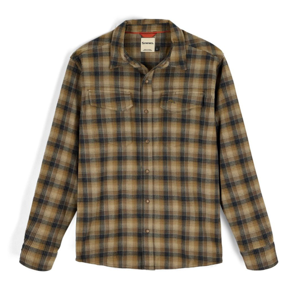 Simms Gallatin Flannel Shirt Kennebec Plaid: Stone i gruppen Klær Og Fottøy / Klær / Skjorter hos Sportfiskeprylar.se (11896-1356-20r)