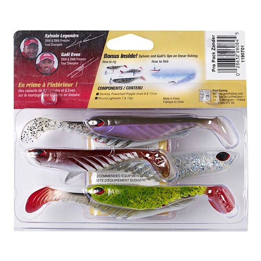 Pro Pack Zander i gruppen Sluker / Softbaits / Vertikal Baits hos Sportfiskeprylar.se (1190701)