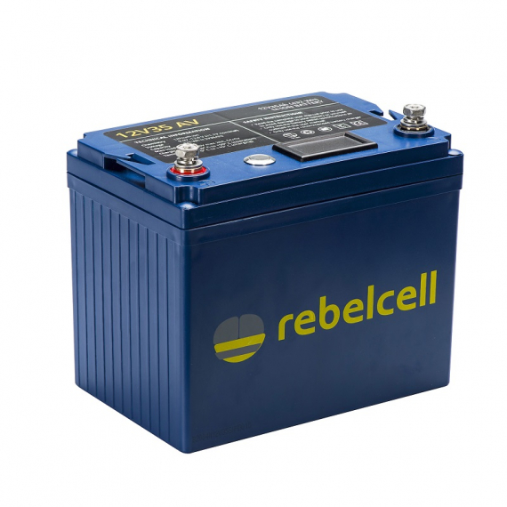 Rebelcell 12V35 AV li-ion batteri (432 Wh) i gruppen Båtelektronikk / Batterier Og Ladere / Batterier / Lithiumbatterier hos Sportfiskeprylar.se (12035AVREUA)