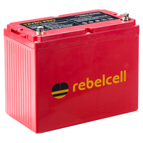 Rebelcell 12V80 Pro LifePo4 (1,01 kWh) i gruppen Båtelektronikk / Batterier Og Ladere / Batterier / Lithiumbatterier hos Sportfiskeprylar.se (12080RELIBTA)