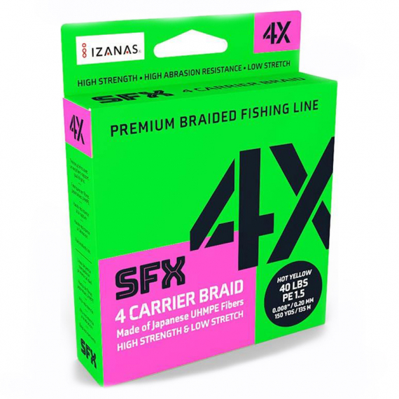 SFX 4X Braid Hot Yellow 137m i gruppen Snører / Multifilament hos Sportfiskeprylar.se (126714NOr)