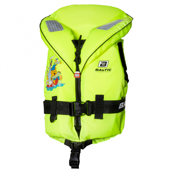 Baltic Life Jacket Bamse UV-Yellow i gruppen Klær Og Fottøy / Flytebekledning / Redningsvest / Flytevest Til Barn hos Sportfiskeprylar.se (1282-000-1r)