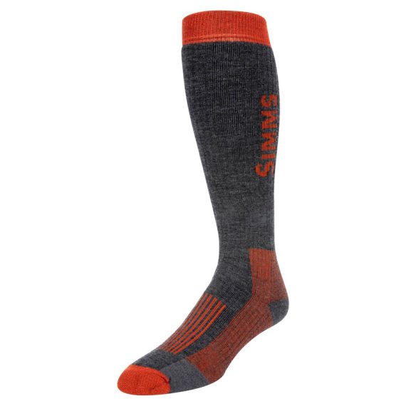 Simms Merino Midweight OTC Sock Carbon i gruppen Klær Og Fottøy / Klær / Mellomlag Og Undertøy / Sokker hos Sportfiskeprylar.se (13142-003-30r)