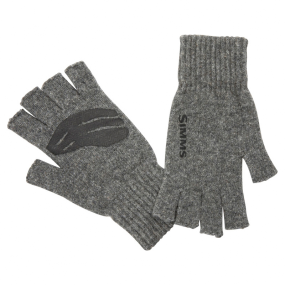 Simms Wool ½ Finger Glove Steel i gruppen Klær Og Fottøy / Klær / Hansker hos Sportfiskeprylar.se (13234-030-4050r)
