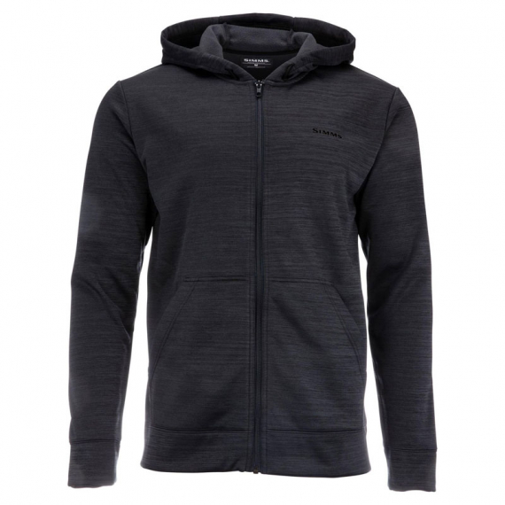 Simms Challenger Full-Zip Hoody Black Heather i gruppen Klær Og Fottøy / Klær / Gensere / Hettegensere hos Sportfiskeprylar.se (13281-010-30r)