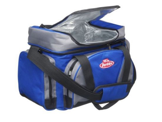 Berkley Fishing Bag inkl. fyra 3700-askar Blue/Black i gruppen Oppbevaring / Takkelmapper / Slukskrin hos Sportfiskeprylar.se (1345045)