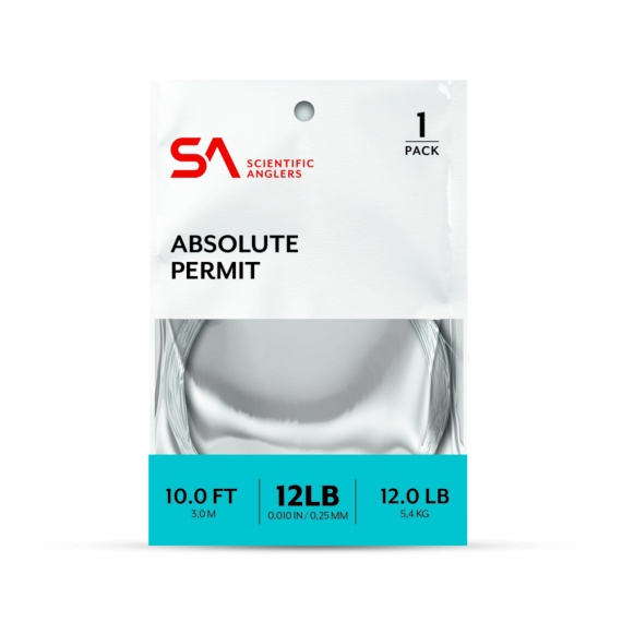 SA Absolute Permit Leader 10\' i gruppen Kroker Og Terminal Takkel / Ledere Og Fortommsmaterialer / Ferdiglagde Fortommer / Tappert Fortomm hos Sportfiskeprylar.se (134552r)