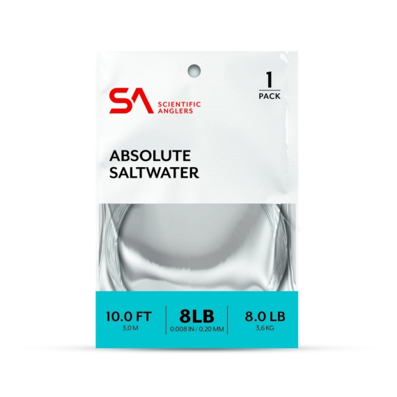 SA Absolute Saltwater Leader 10\' i gruppen Kroker Og Terminal Takkel / Ledere Og Fortommsmaterialer / Ferdiglagde Fortommer / Tappert Fortomm hos Sportfiskeprylar.se (134613r)
