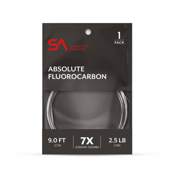 SA Absolute Fluorocarbon Leader 12\' 16 lb (0,33 mm) i gruppen Kroker Og Terminal Takkel / Ledere Og Fortommsmaterialer hos Sportfiskeprylar.se (135009)