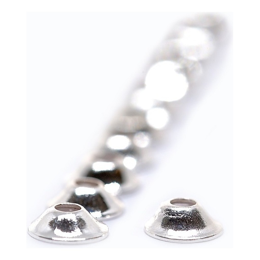 FutureFly Ufo Disc - Silver i gruppen Kroker Og Terminal Takkel / Flue Binding / Fluebindingsmateriale / Coneheads/Tubevekter hos Sportfiskeprylar.se (1350-001)