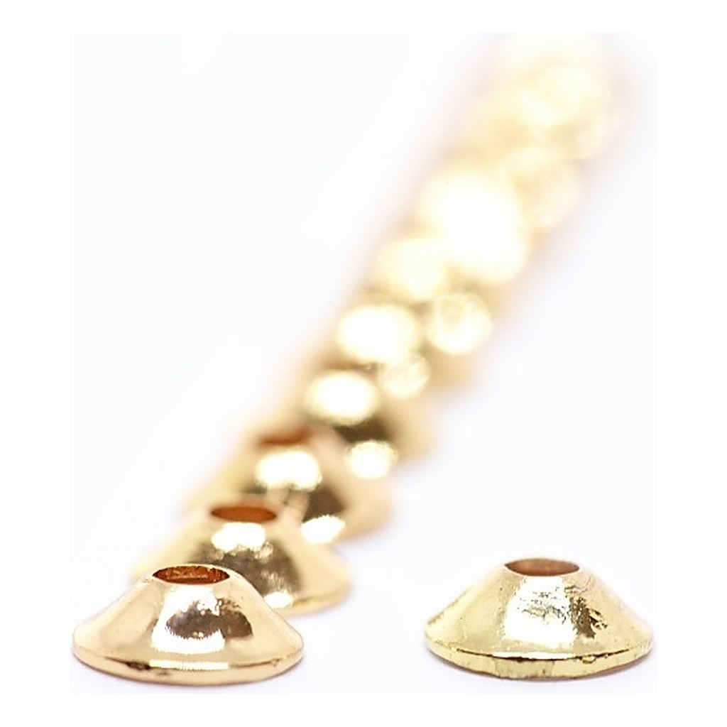 FutureFly Ufo Disc - Gold i gruppen Kroker Og Terminal Takkel / Flue Binding / Fluebindingsmateriale / Coneheads/Tubevekter hos Sportfiskeprylar.se (1350-003)