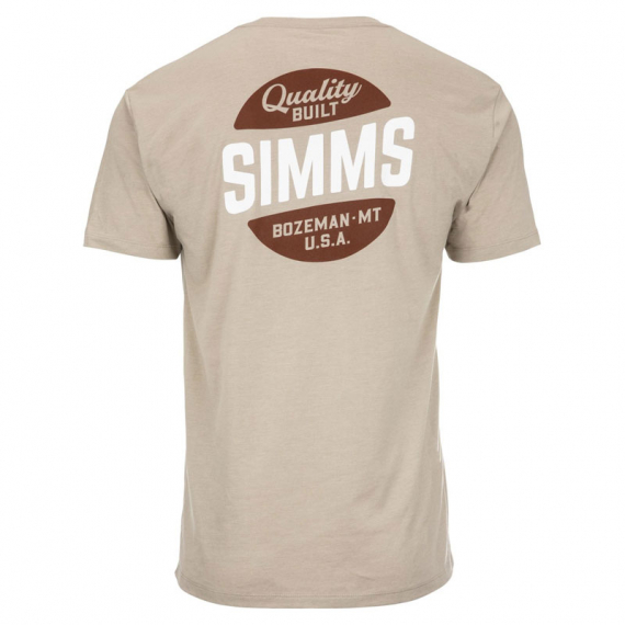 Simms Quality Built Pocket T-Shirt Khaki Heather i gruppen Klær Og Fottøy / Klær / T-Skjorte hos Sportfiskeprylar.se (13518-976-30r)