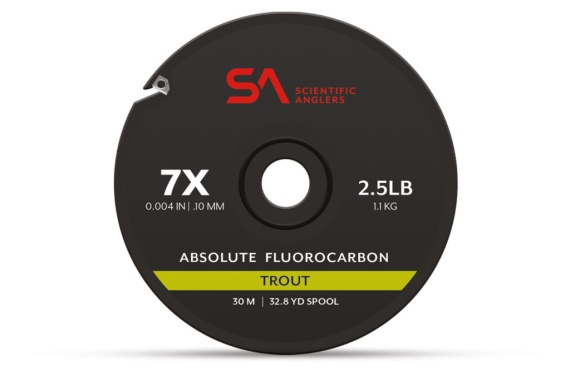 SA Absolute Fluorocarbon Trout Tippet Material i gruppen Kroker Og Terminal Takkel / Ledere Og Fortommsmaterialer / Fortommsmaterialer / Fortommsmateriale Fluefiske hos Sportfiskeprylar.se (135450r)