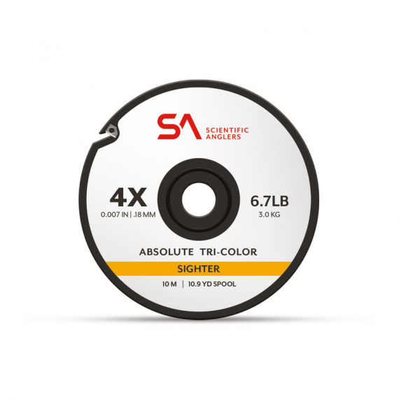 SA Absolute Tri-Color Sighter 4X (0,18 mm) i gruppen Kroker Og Terminal Takkel / Ledere Og Fortommsmaterialer / Fortommsmaterialer / Fortommsmateriale Fluefiske hos Sportfiskeprylar.se (135726)