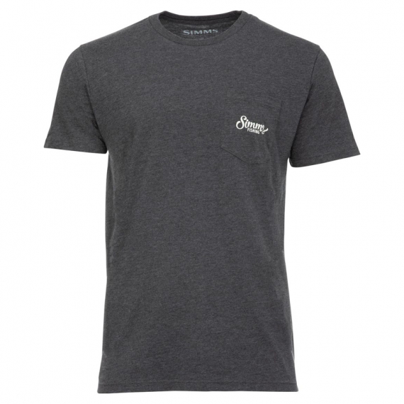 Simms Two Tone Pocket Tee Charcoal Heather i gruppen Klær Og Fottøy / Klær / T-Skjorte hos Sportfiskeprylar.se (13628-086-30r)